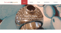 Desktop Screenshot of escueladejoyeria.com